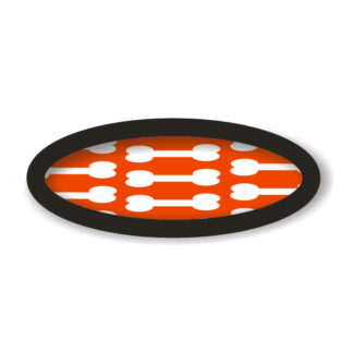 Hundebett HKG-SleepyDog 0,9 * 0,7 m Orangerot